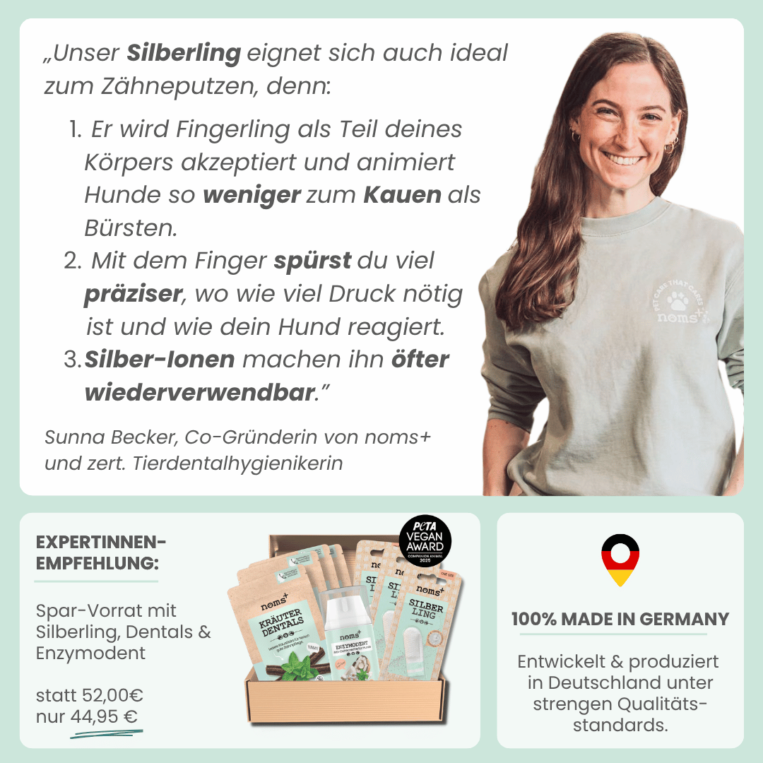 Silberling Fingerling für Hunde