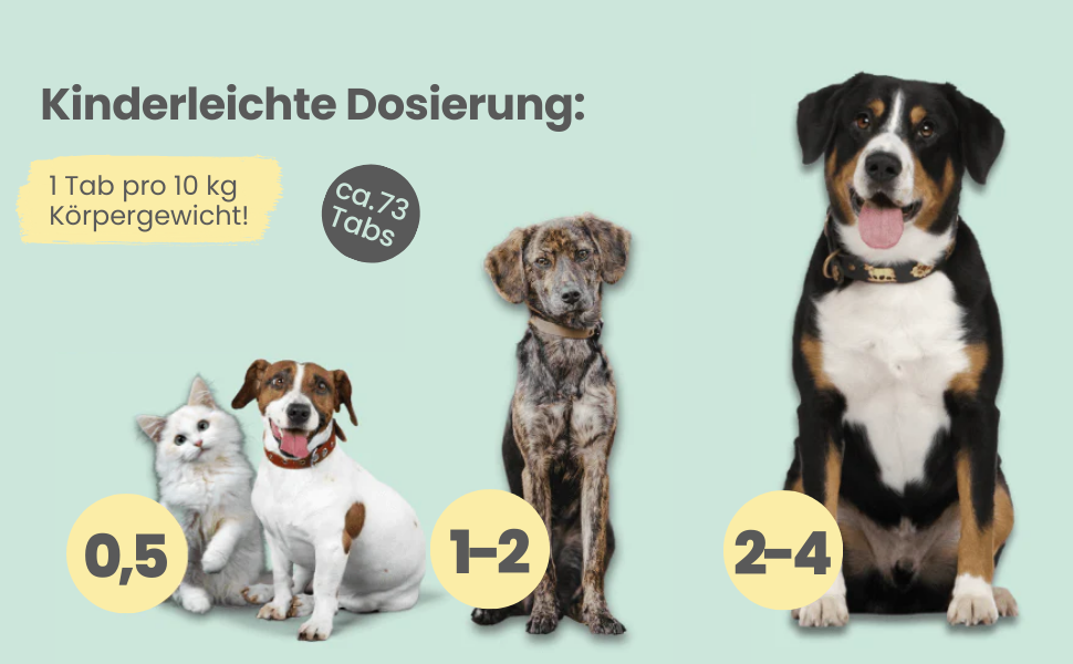 Dosierung Wohlfuhltabs zur Beruhigung Hund