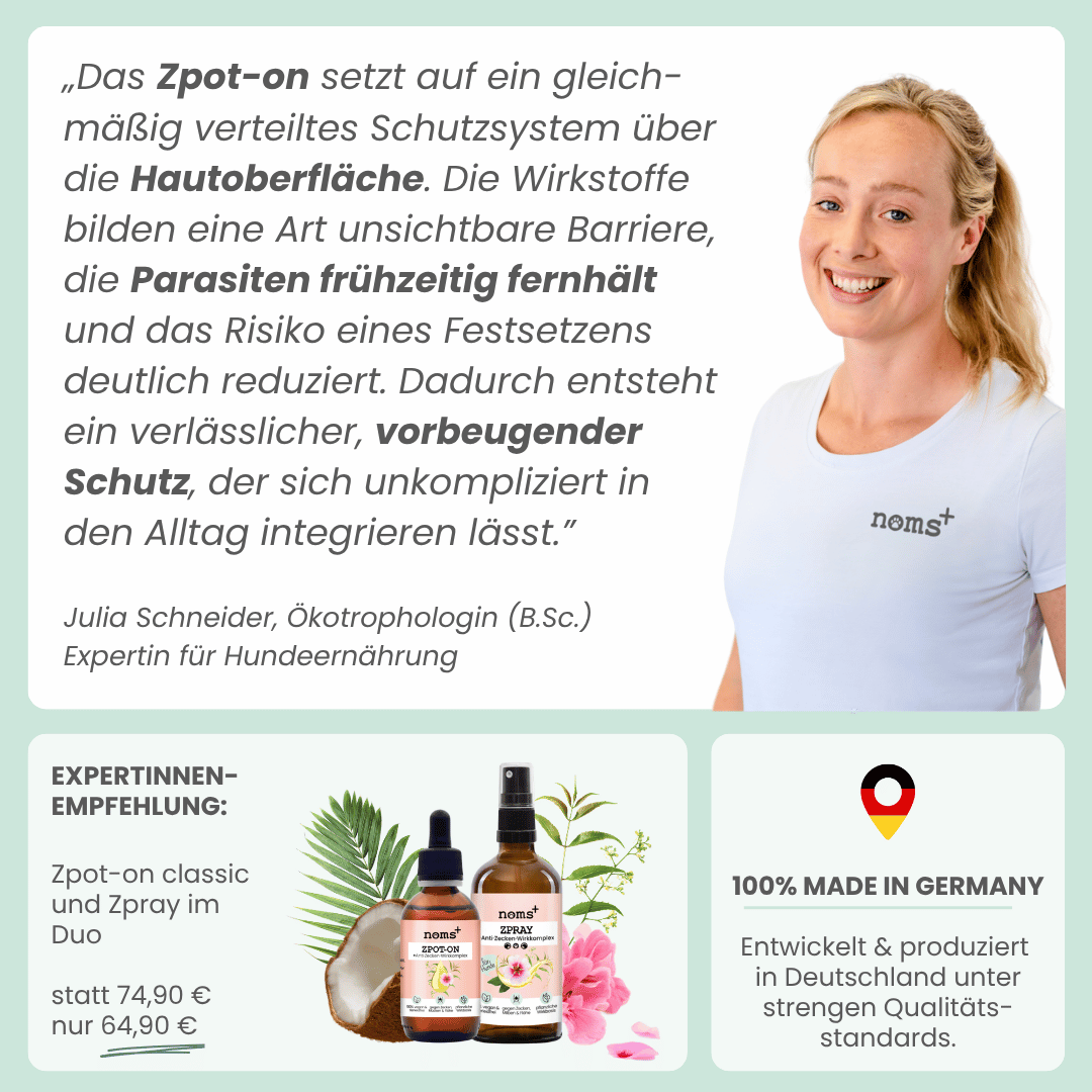 
                  
                    Zpot-on classic für Hunde gegen Zecken, Flöhe, Milben & Mücken [Jahresvorrat]
                  
                