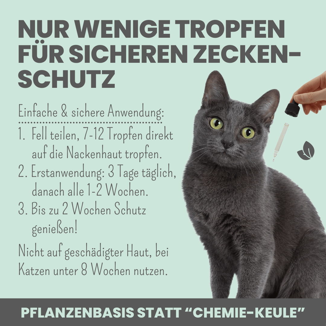 
                  
                    Zpot-on für Katzen gegen Zecken, Flöhe, Milben & Mücken [Jahresvorrat]
                  
                