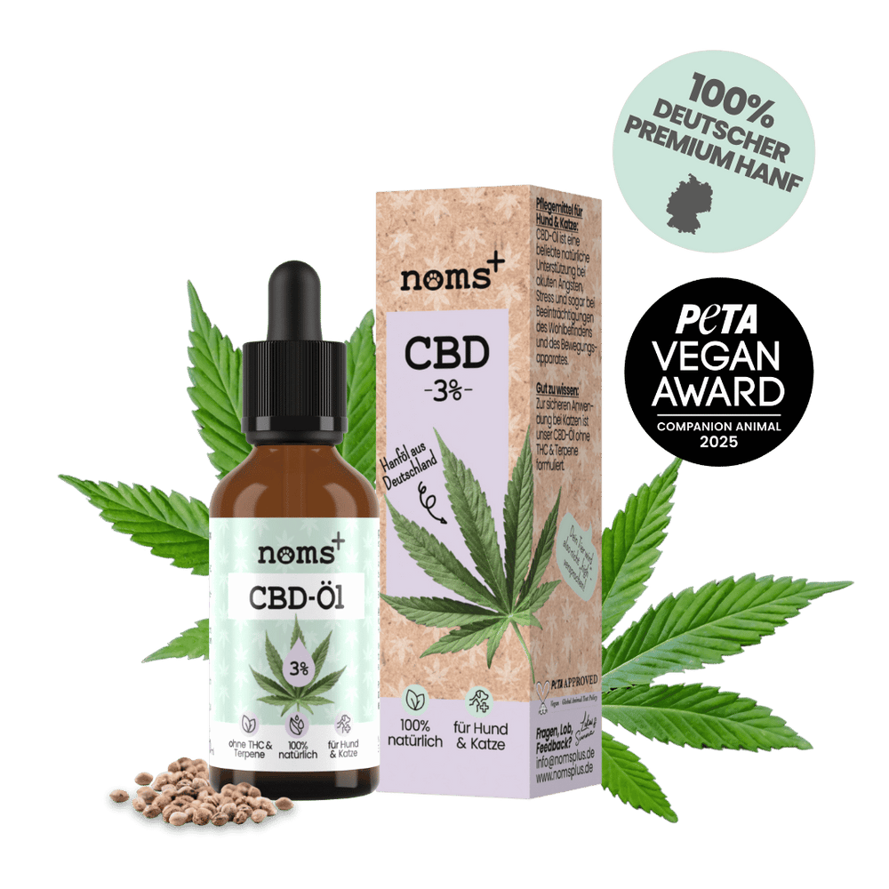 3% CBD Tropfen für Katzen und kleine Hunde 10ml