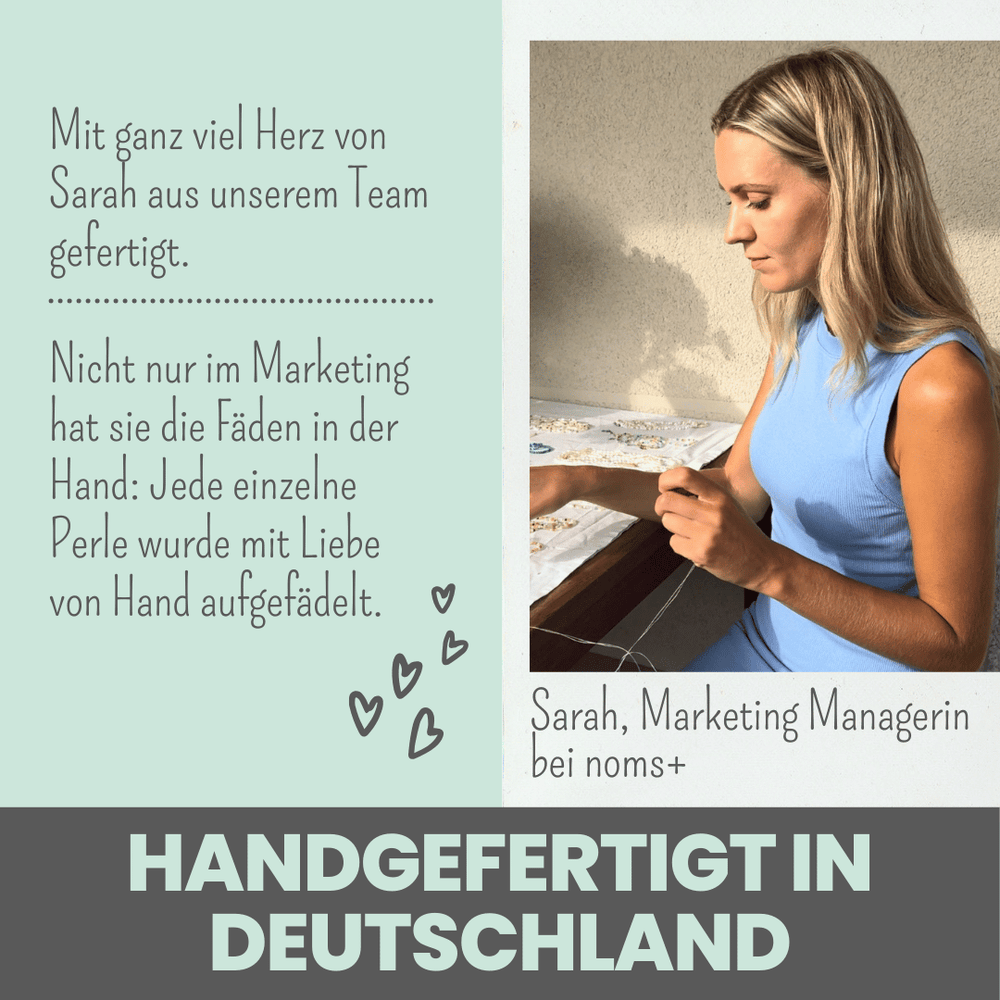 
                  
                    Handgefertigtes Tierschutz-Armband aus Natursteinen
                  
                