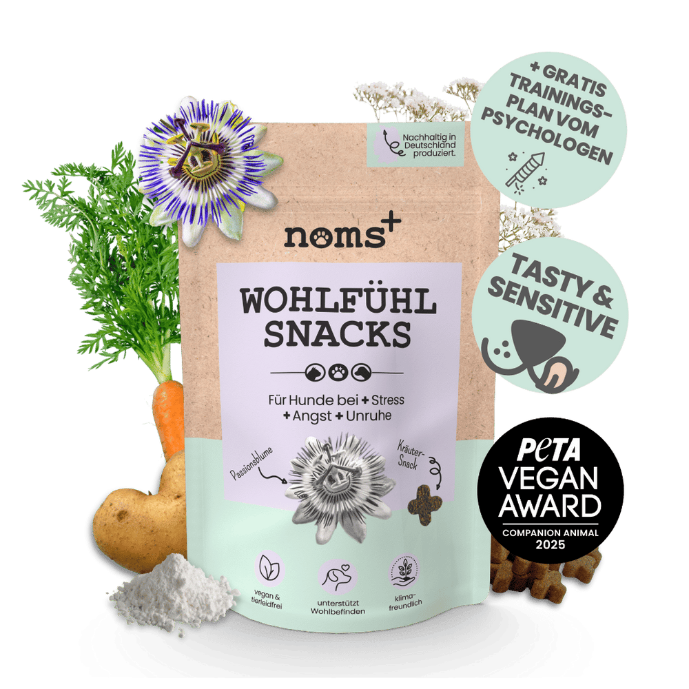 Wohlfühlsnacks für Hunde bei Stress, Angst, Unruhe & Hyperaktivität