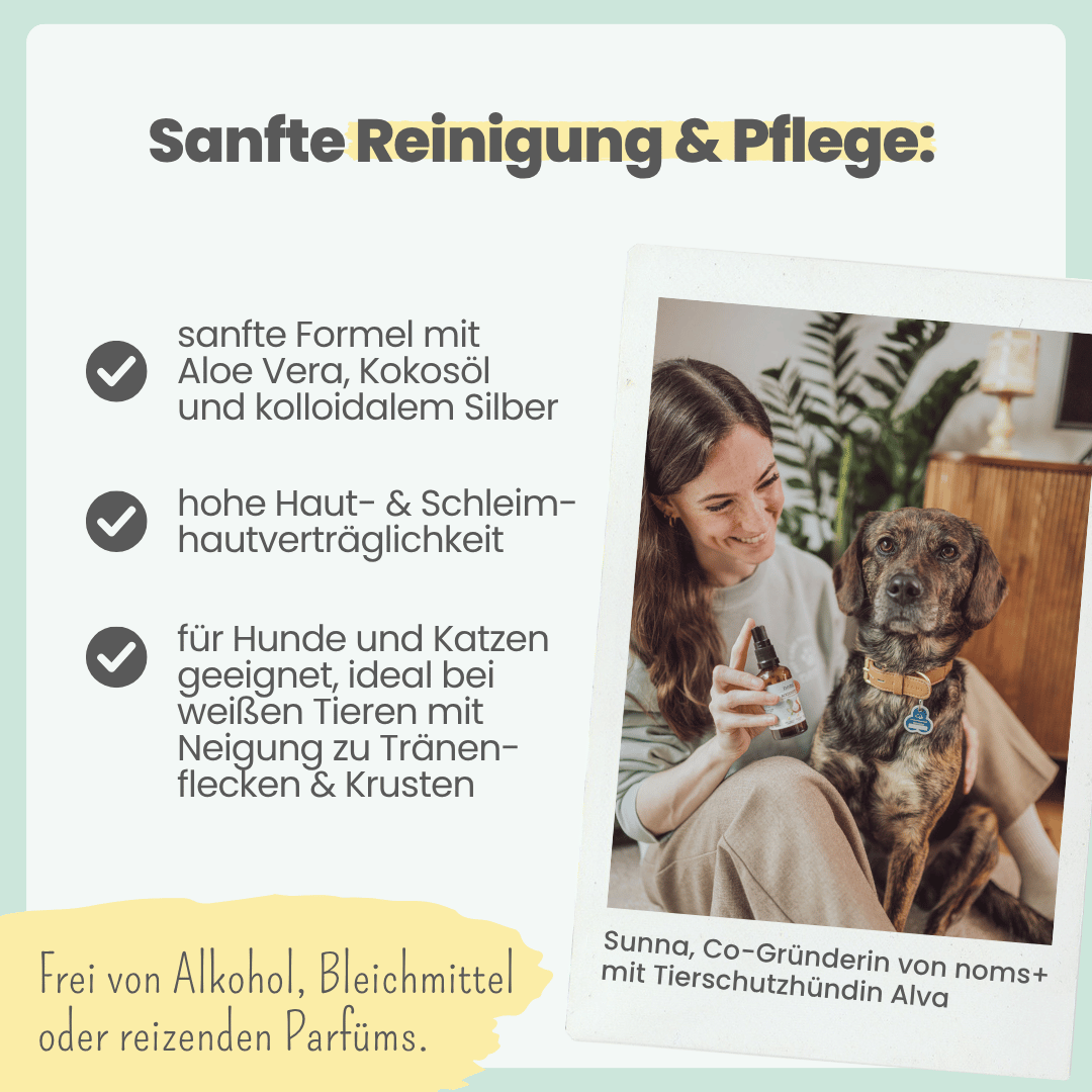 
                  
                    2-in-1 Augenfein Reinigung & Pflege für Hunde & Katzen mit kolloidalem Silber
                  
                