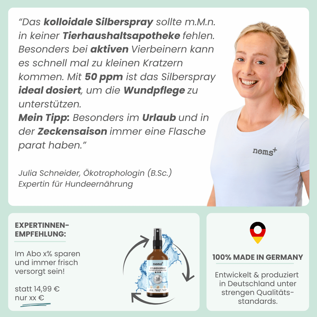 
                  
                    Silberspray für Hunde und Katzen mit 50ppm
                  
                