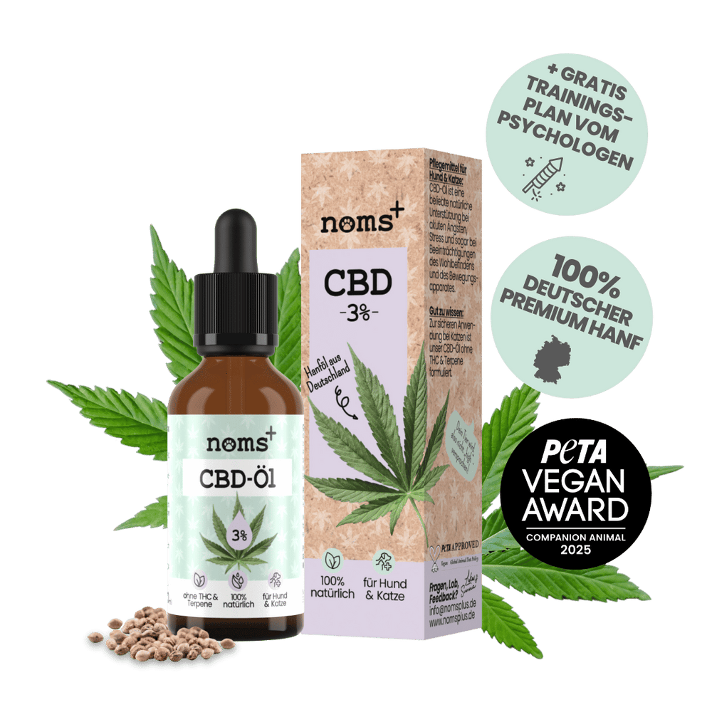 3% CBD Tropfen für Katzen und kleine Hunde 10ml (MHD 01/26)