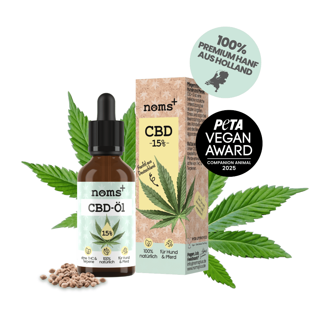 
                  
                    15% CBD Tropfen für große Hunde
                  
                