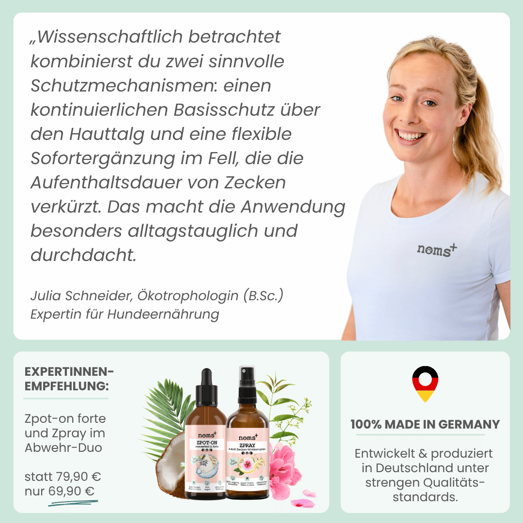 
                  
                    Zpray für Hunde und Menschen gegen Zecken, Flöhe, Milben & Mücken
                  
                