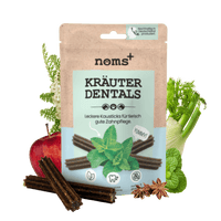 Kräuter Dentals für Hunde zur Zahn- und Darmpflege (120g)