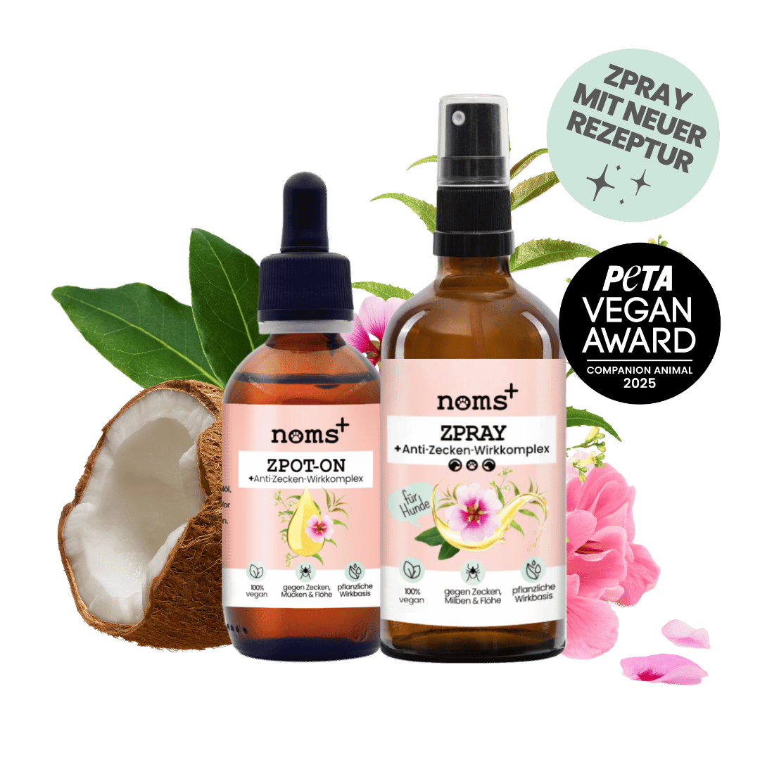 
                  
                    Pflanzenbasierter Zeckenschutz für Hunde im starken Duo
                  
                