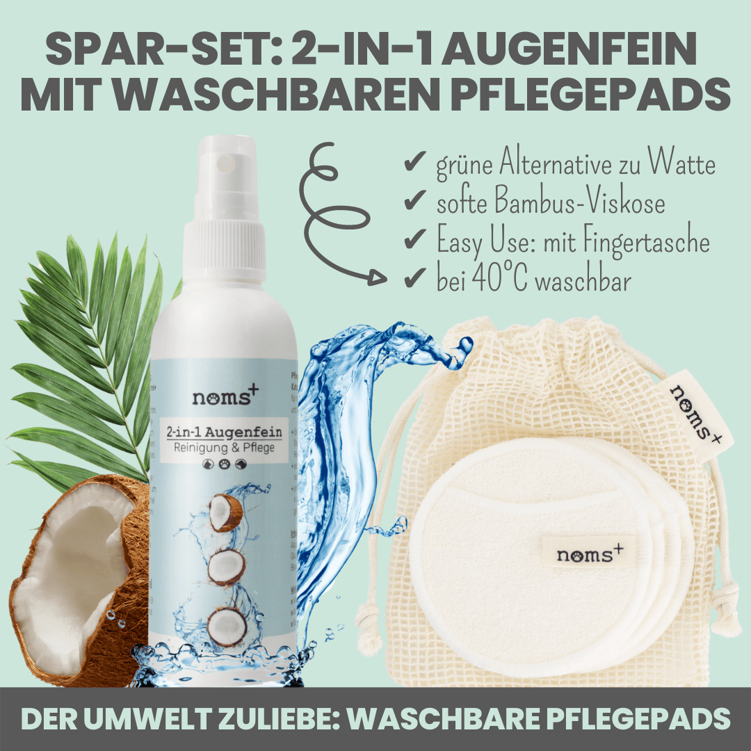 
                  
                    Augenpflege-Set (2-in-1 Augenfein Reinigung & Pflege + Pflegepads)
                  
                