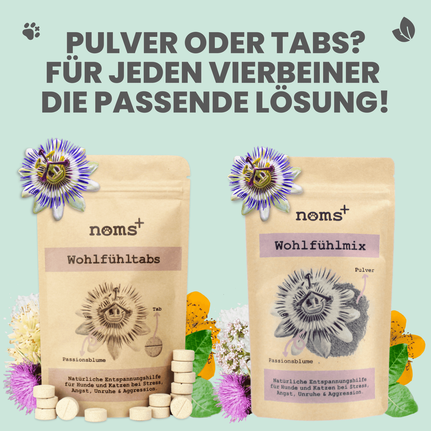 
                  
                    Wohlfühltabs für Hunde bei Stress, Angst, Unruhe und Hyperaktivität
                  
                