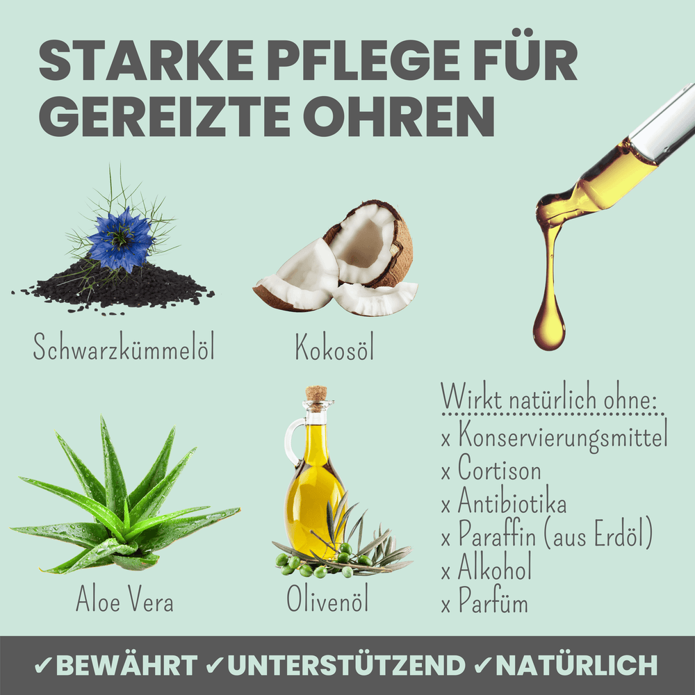
                  
                    Milböl unterstützt pflegend beim Befall von Ohrmilben bei Hunden (50ml)
                  
                